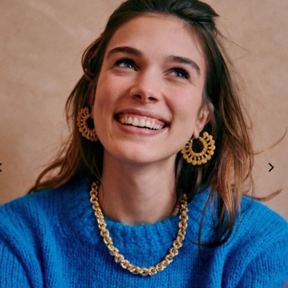 Sézane Tía Hoop Earrings NWT